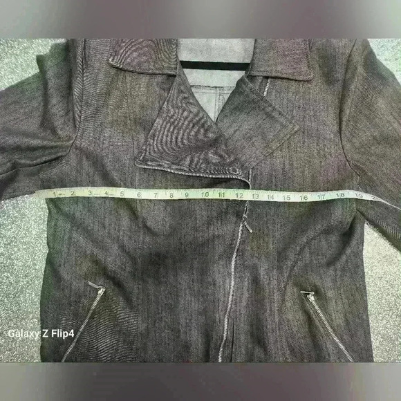 Womens zip up structured jacket - Picture 5 of 7